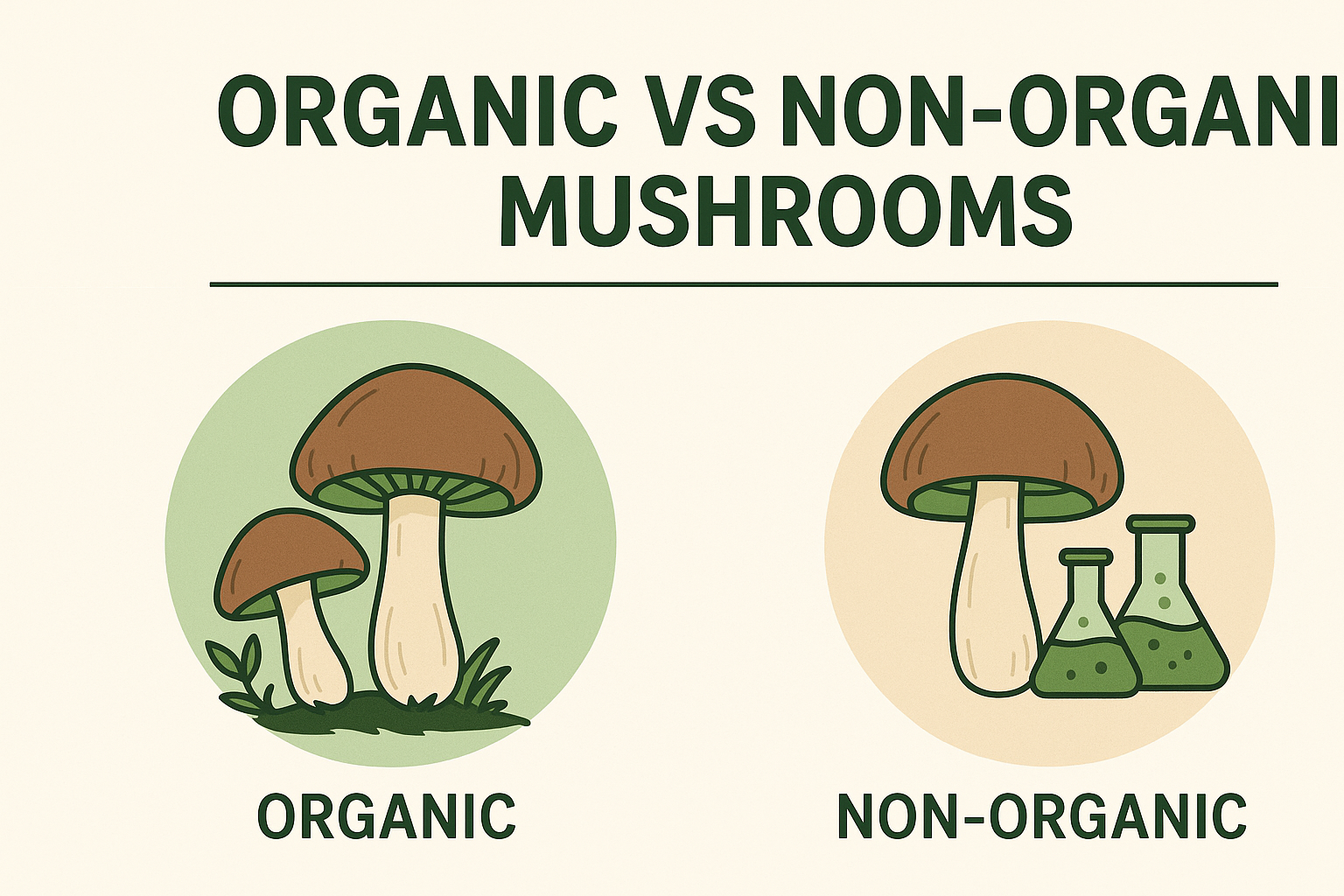 Organic Versus Non-Organic Mushrooms: Why It Matters